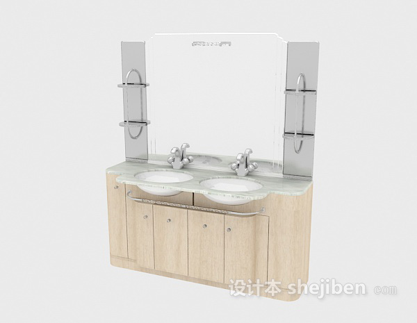 免费酒店浴柜3d模型下载