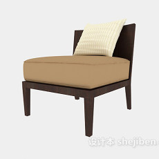 矮沙发休闲椅3d模型下载