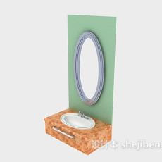现代家居浴柜3d模型下载