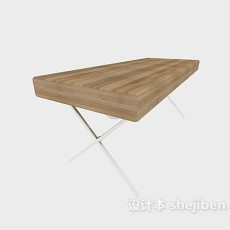 现代原木椅3d模型下载