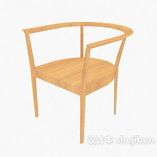实木家居椅子3d模型下载