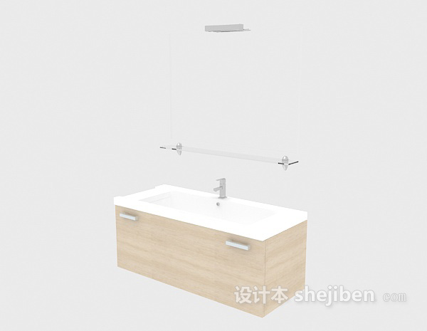 现代浴柜3d模型下载
