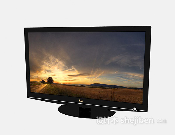 免费LG电视机3d模型下载