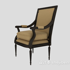 美式家庭休闲椅子3d模型下载