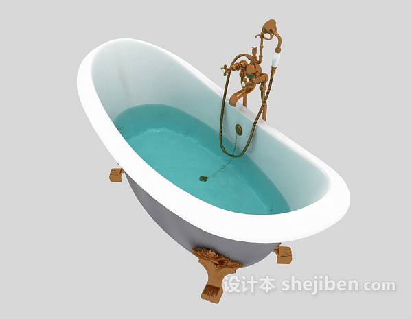 欧式风格奢华浴缸