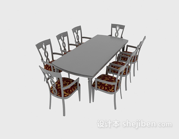 八人餐桌椅