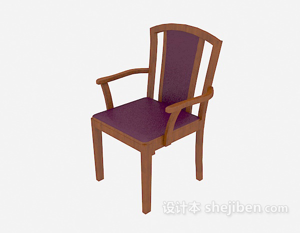 欧式实木扶手餐椅
