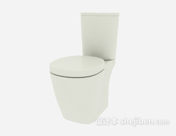 免费家庭浴室马桶3d模型下载