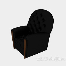 欧式扶手沙发3d模型下载