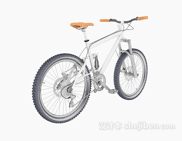 男士自行车3d模型下载