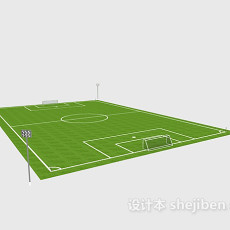 足球场3d模型下载