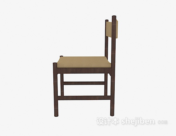 中式家居实木餐椅