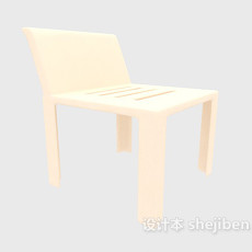简约儿童椅3d模型下载
