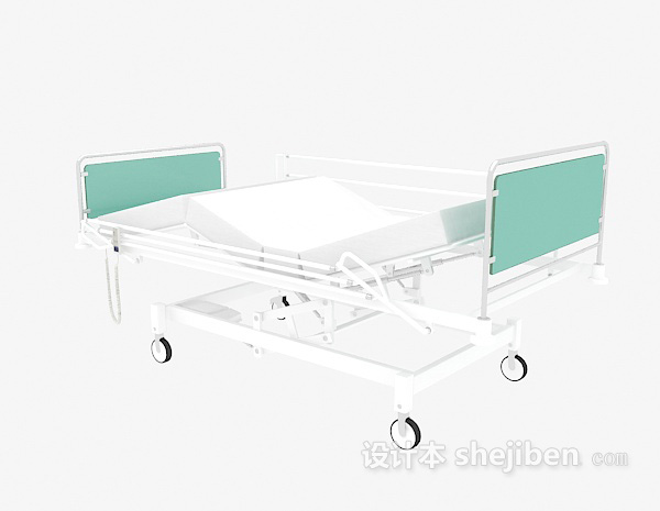 医院病床3d模型下载