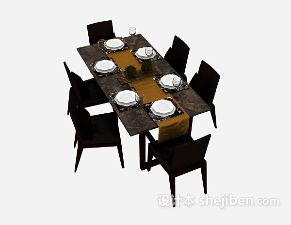 家庭餐桌椅组合