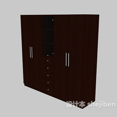 家庭衣柜3d模型下载