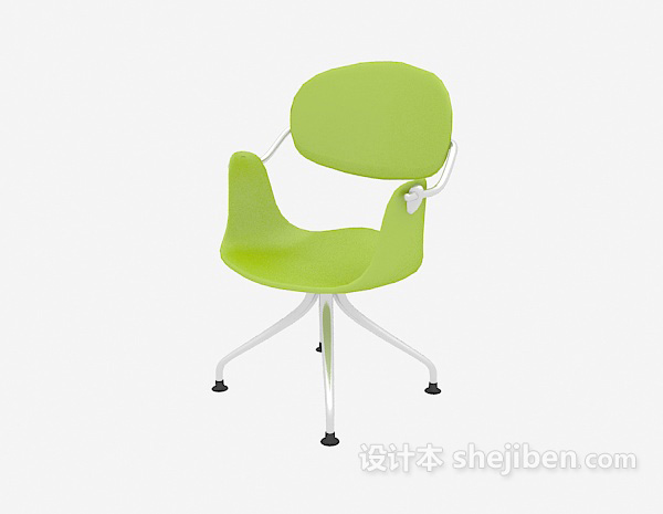 现代绿色吧台椅