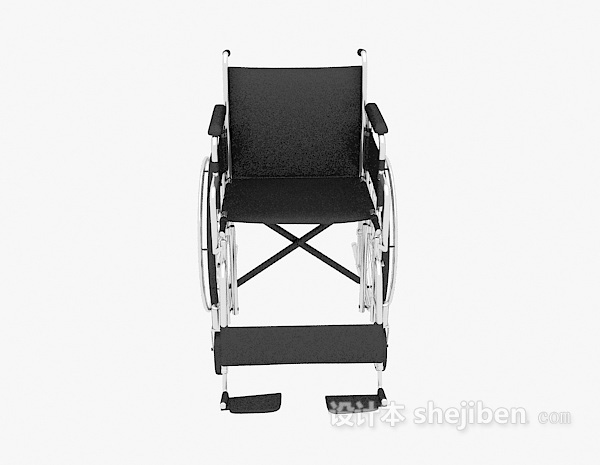 现代风格残疾人轮椅3d模型下载