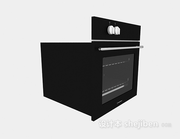 家用烤箱3d模型下载