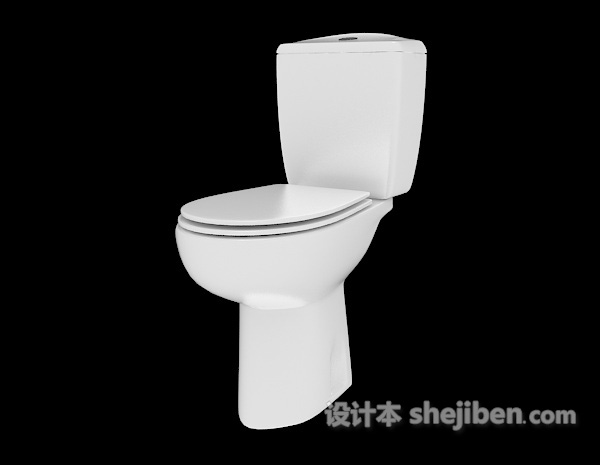 免费家居浴室坐便器3d模型下载
