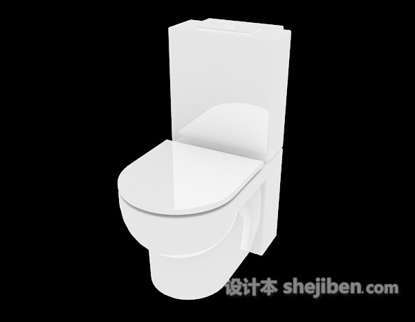 免费浴室马桶3d模型下载