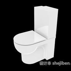 浴室马桶3d模型下载