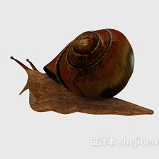 蜗牛动物3d模型下载