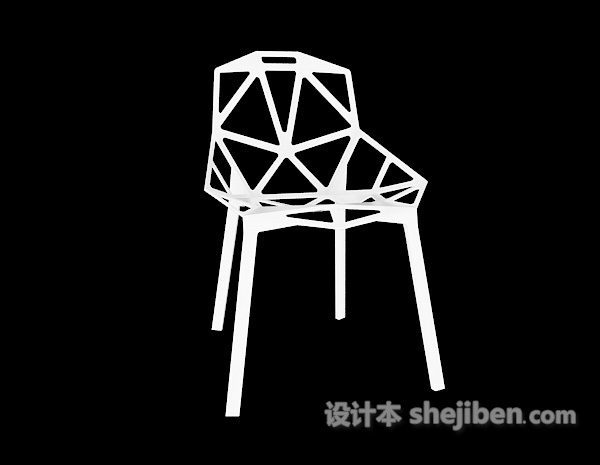 设计本现代休闲椅子3d模型下载