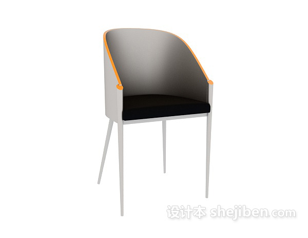 现代简约椅子3d模型下载