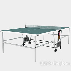乒乓球台3d模型下载
