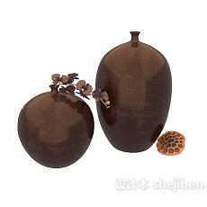 陶瓷花瓶3d模型下载