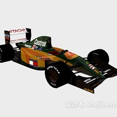 莲花F1一级方程式赛车3d模型下载