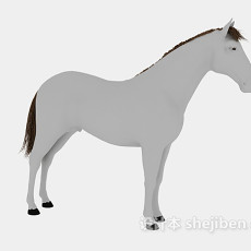 马-动物3d模型下载