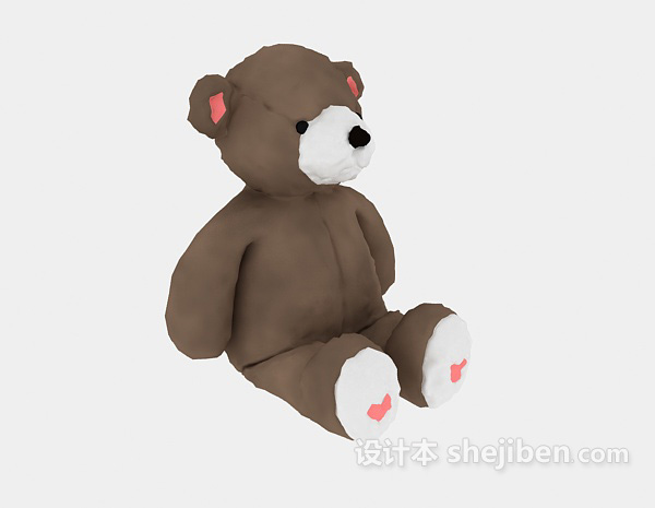 儿童玩具小熊 3d模型下载