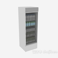 敞开式冰箱3d模型下载