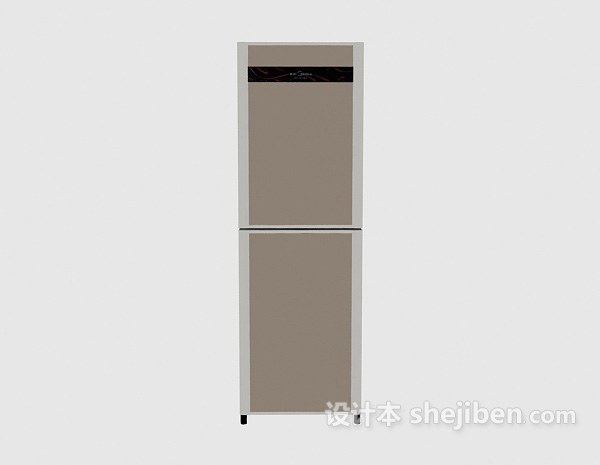 免费家用冰箱3d模型下载