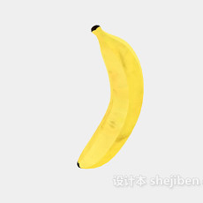 香蕉水果食品3d模型下载