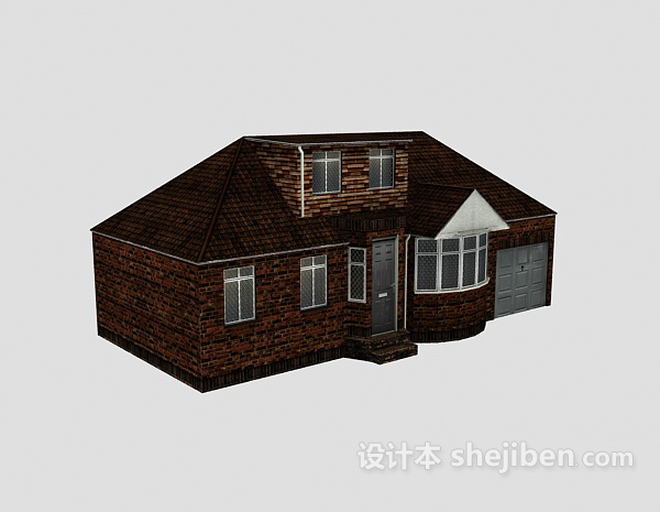 乡村风格别墅3d模型