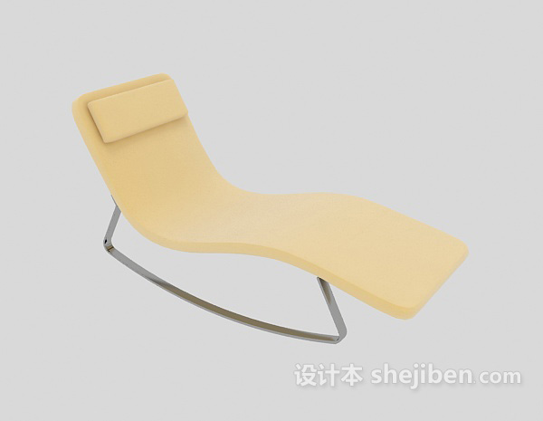 现代风格躺椅3d模型下载