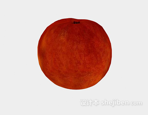桃子水果食品3d模型下载