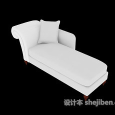 欧式贵妃椅3d模型下载