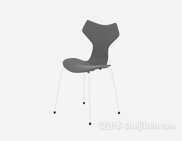 快餐店椅子3d模型下载