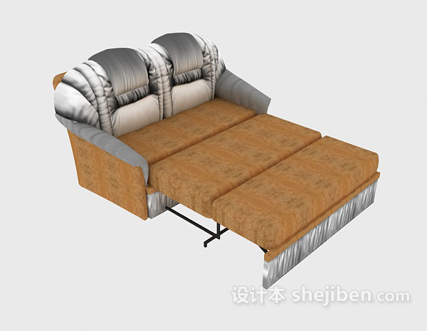 折叠沙发3d模型下载