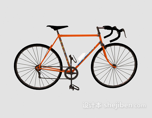 免费自行车3d模型下载
