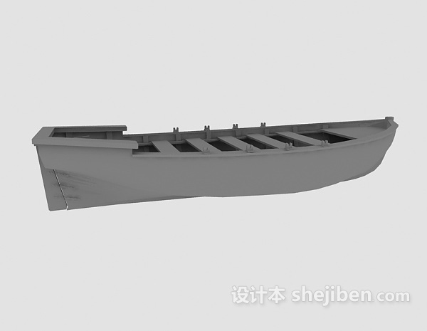 现代风格船3d模型下载
