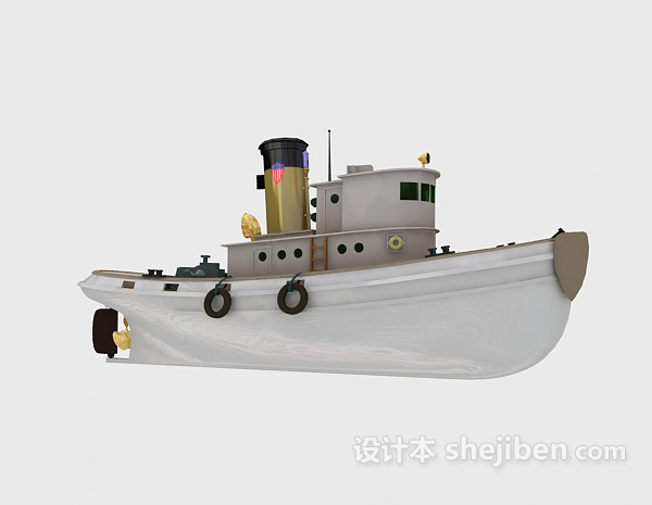 古船	3d模型下载