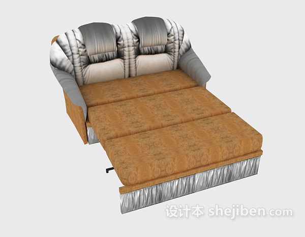 设计本折叠沙发3d模型下载