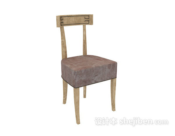 中式风格3d椅子模型下载