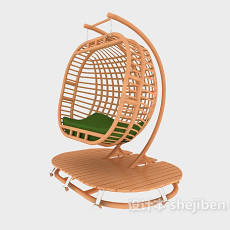 藤吊椅3d模型下载