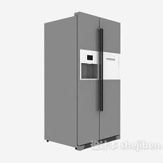 双开门冰箱3d模型下载